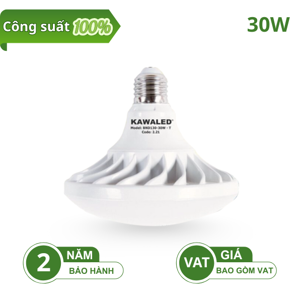ĐÈN LED ĐĨA BAY UFO BND130-30W-T/V