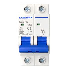 Cầu Dao Điện 1 Pha Tự Động Đóng Ngắt KCB-63 2P